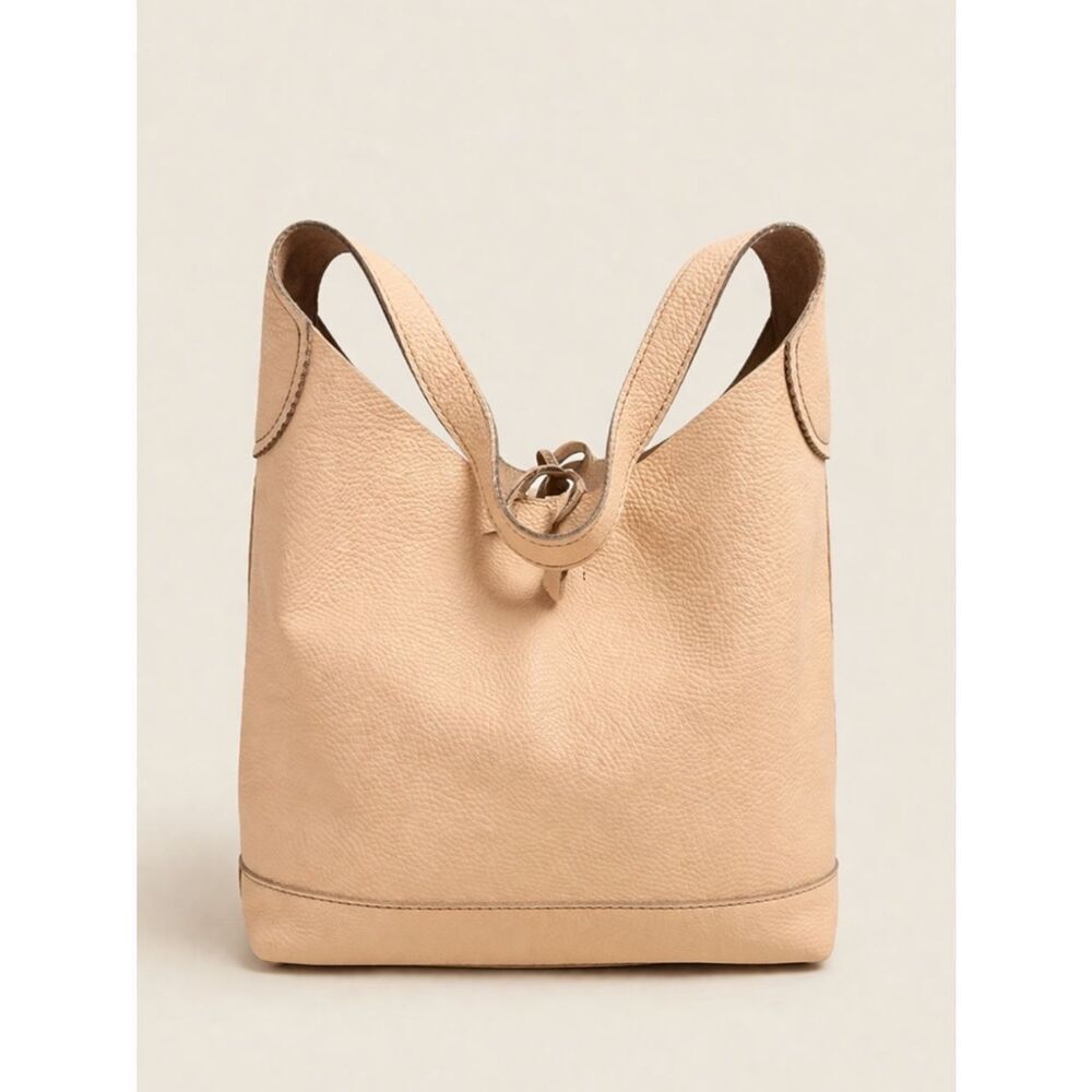 J. Crew English Pebbled Saddle Leather Tote DOWNING HOBO BAG  #B9021